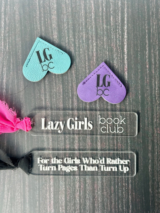Lazy Girl Book Club Bookmarks