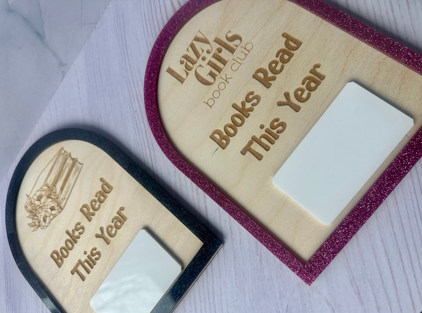 Dry Erase Book Tracker