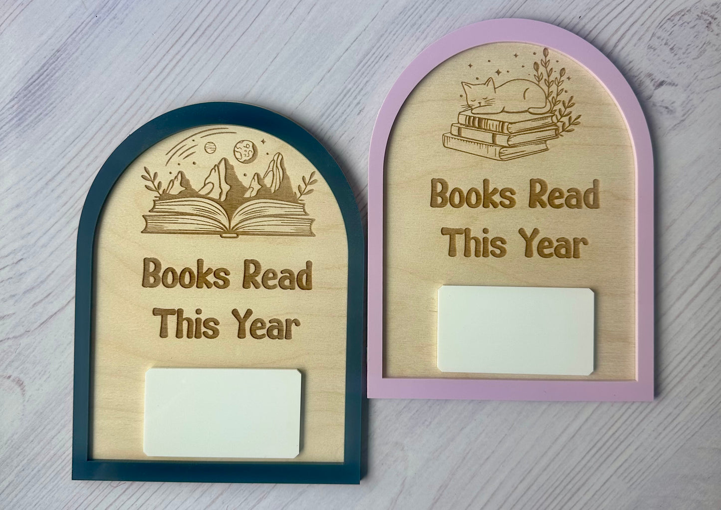 Dry Erase Book Tracker