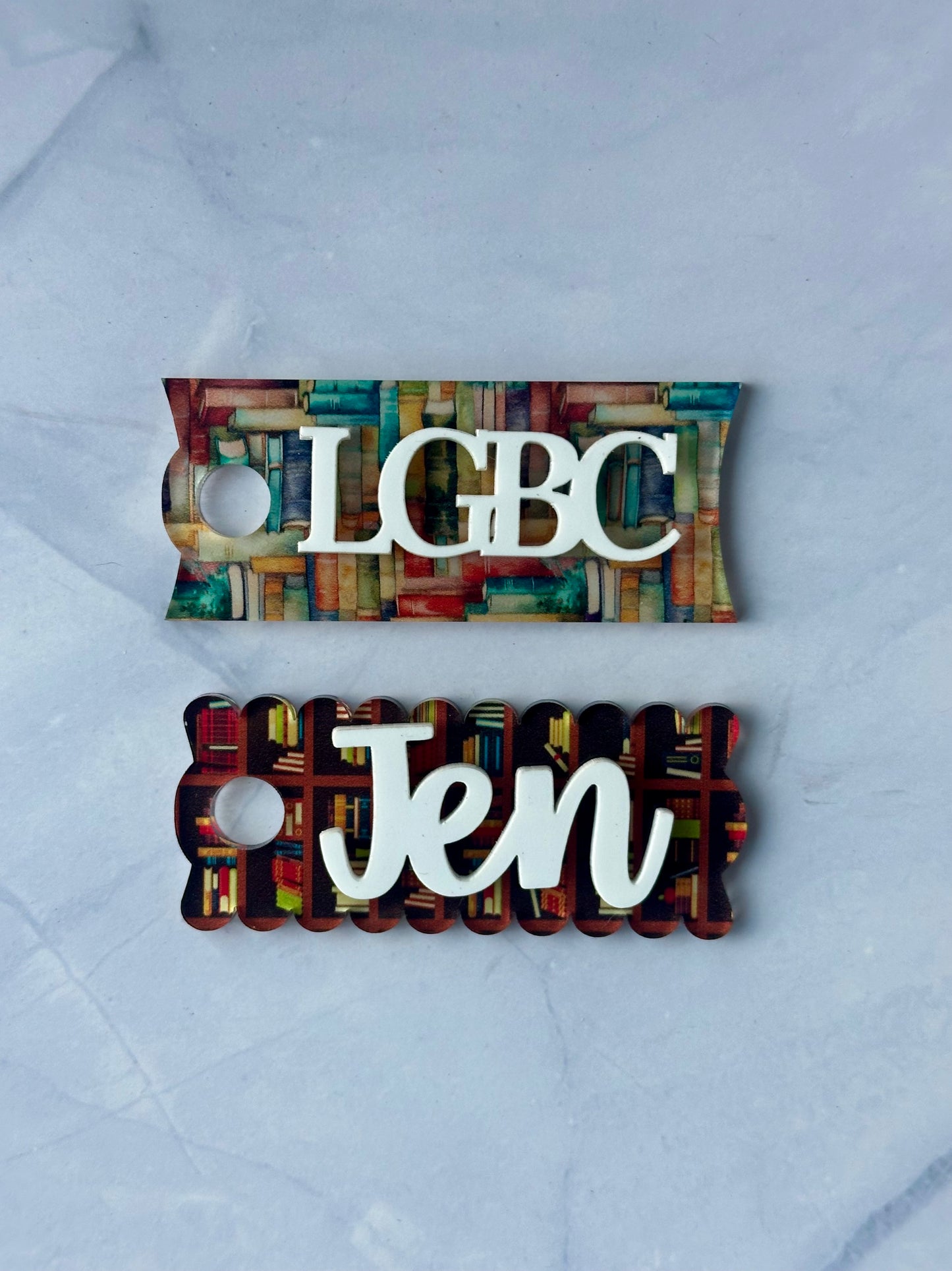 Bookish Tumbler Toppers