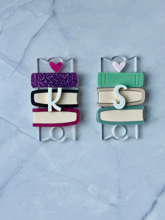 Tumbler Topper - Bookish - Bookstack